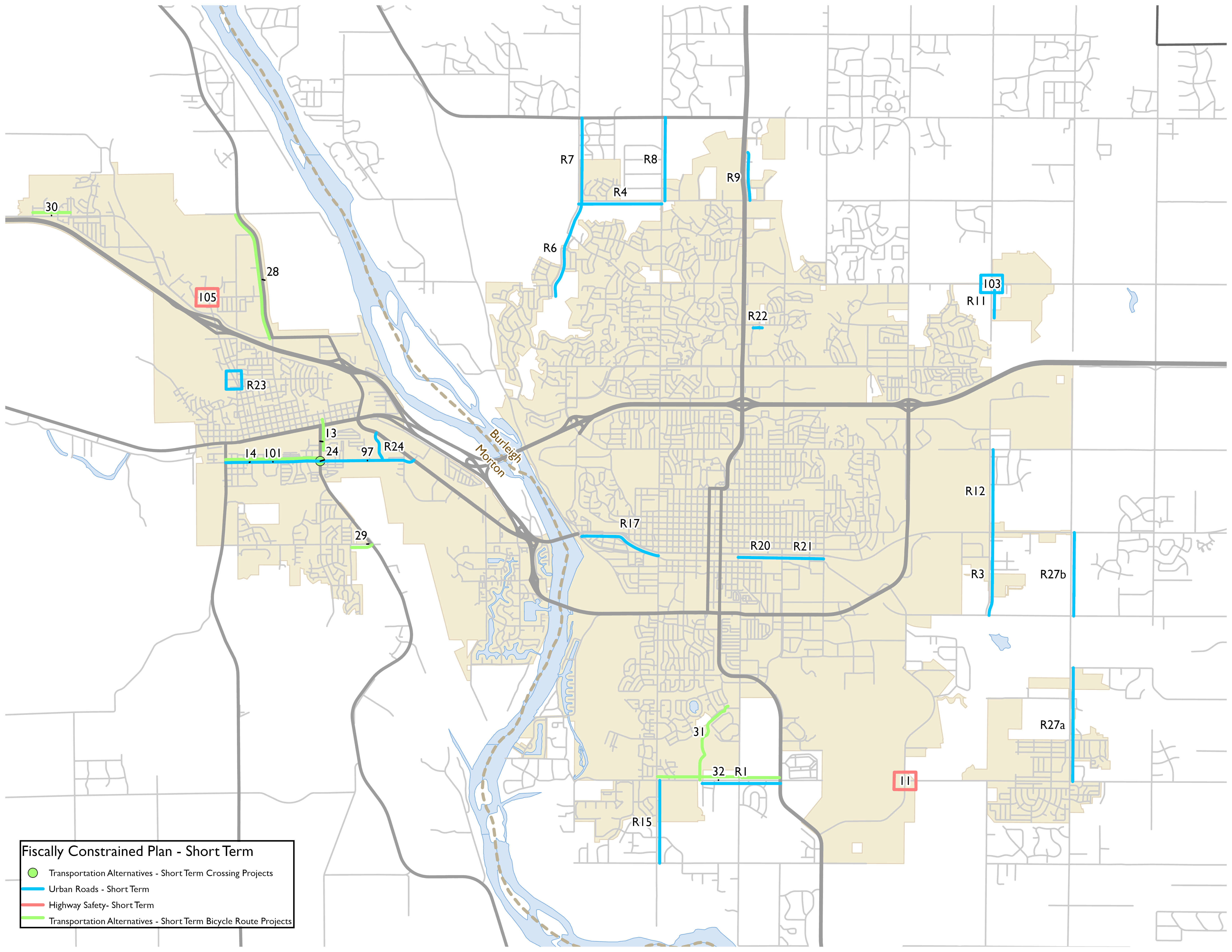 short term map