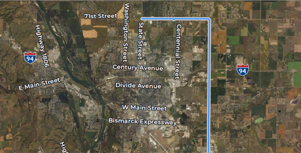 66th Street Improvements between Lincoln and NE Bismarck