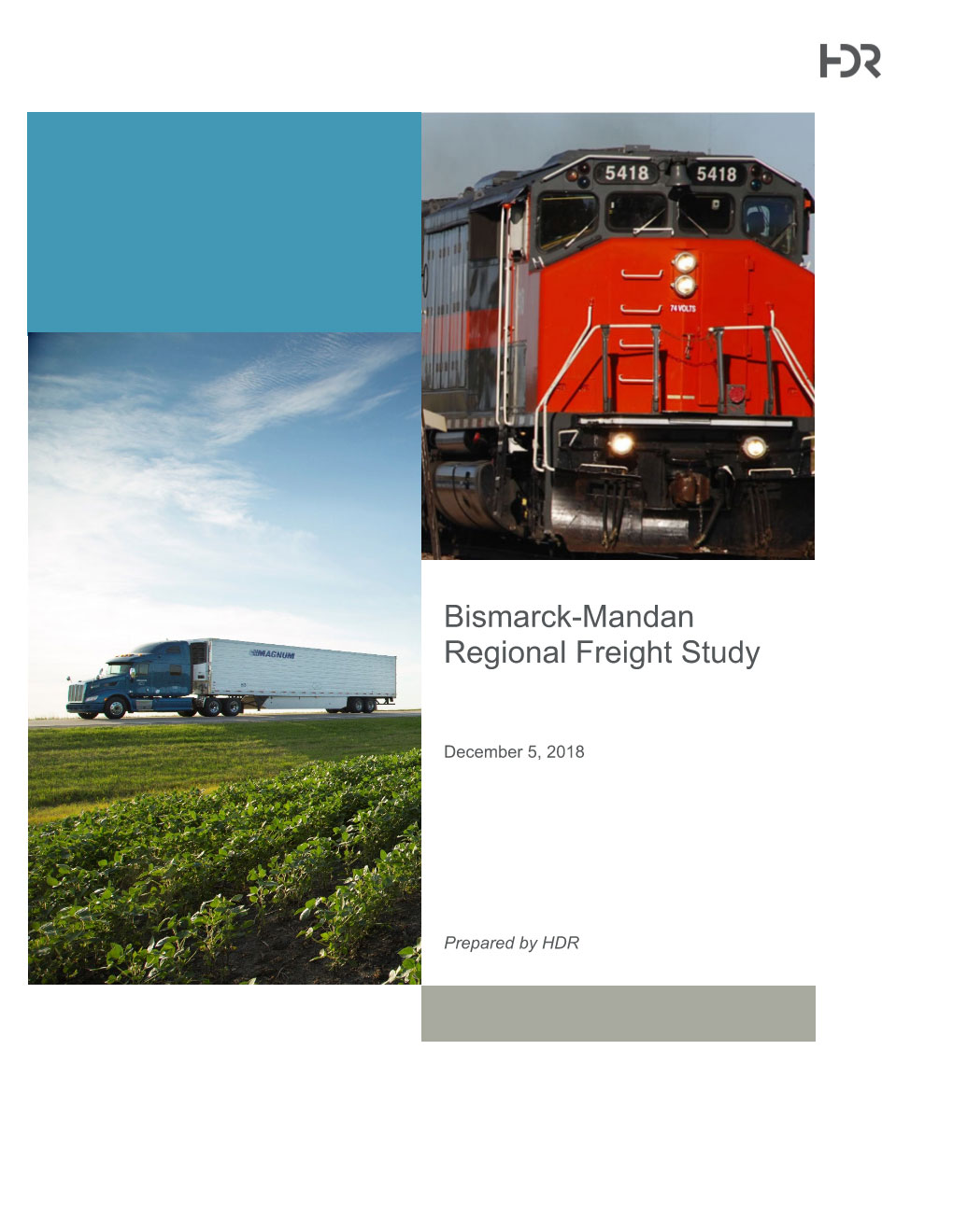 Bismarck-Mandan Regional Freight Study cover